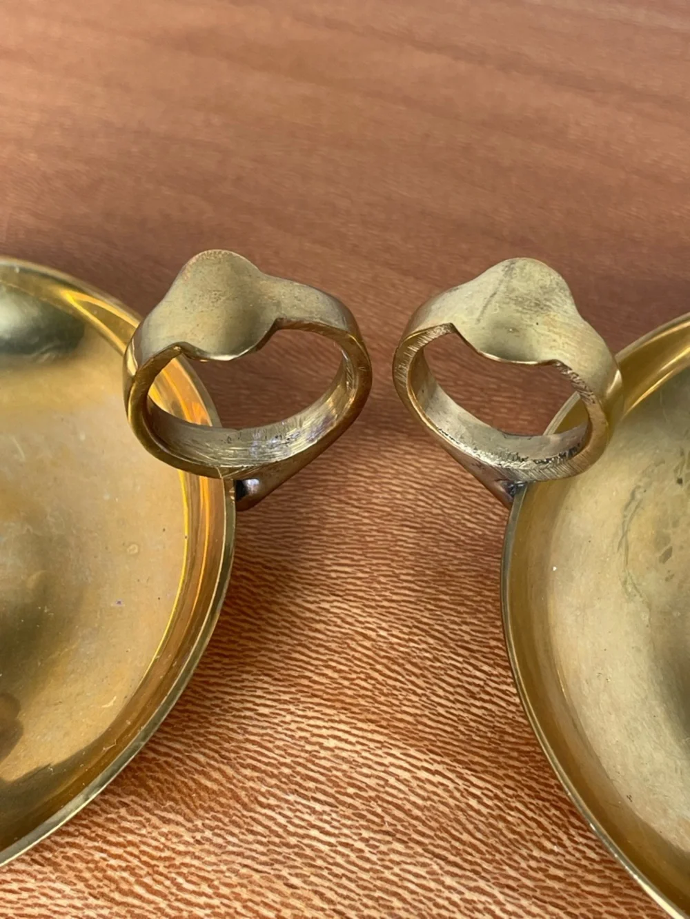 Vintage Brass Candle Stick Holders Decorative Farmhouse Cottagecore